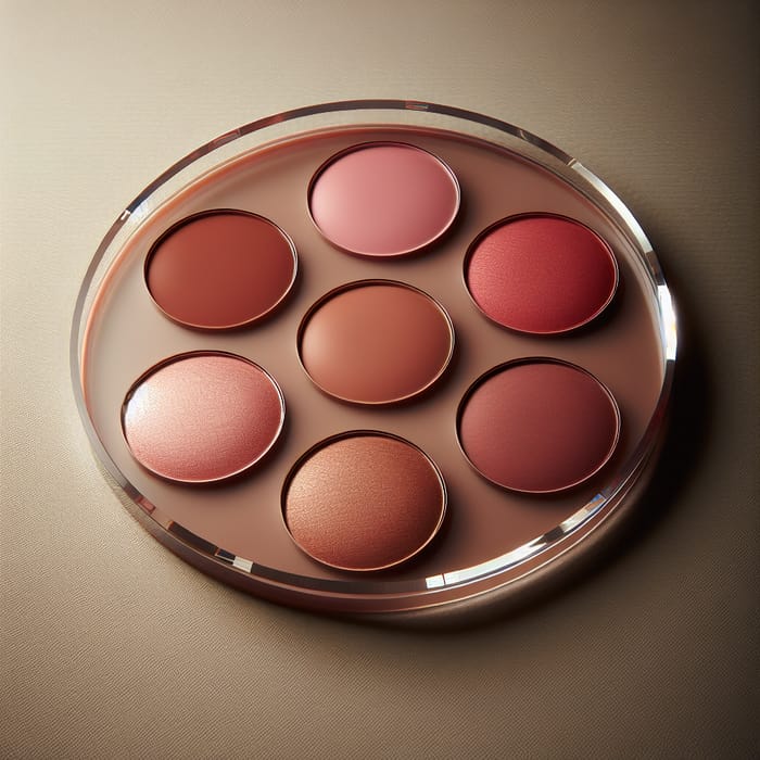 Blush Color Palette: Acrylic Plate of 6 Shades