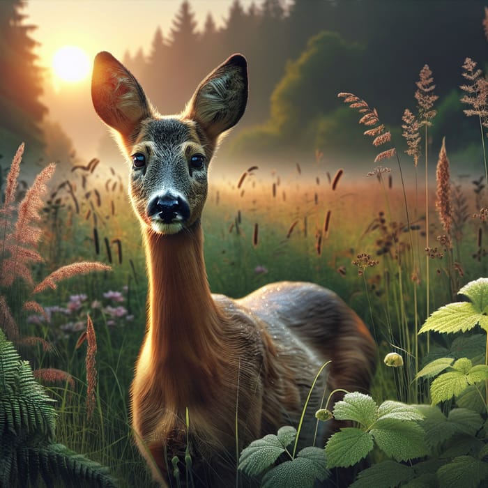 Roe Deer: Serenity of Nature in the Wild