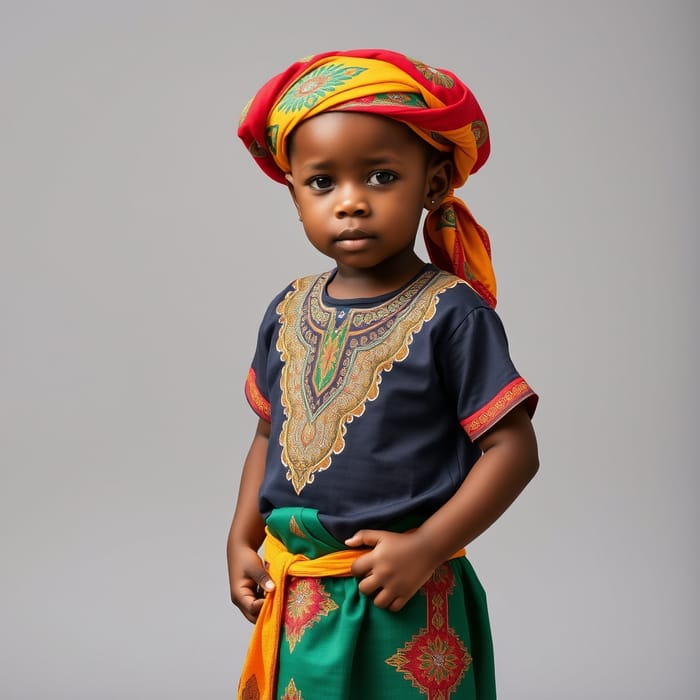 Cameroon Traditional Wear for Kids | Shop Logo