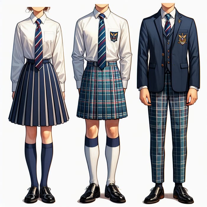 Baku Anglo School Traditional Uniforms for Boys and Girls