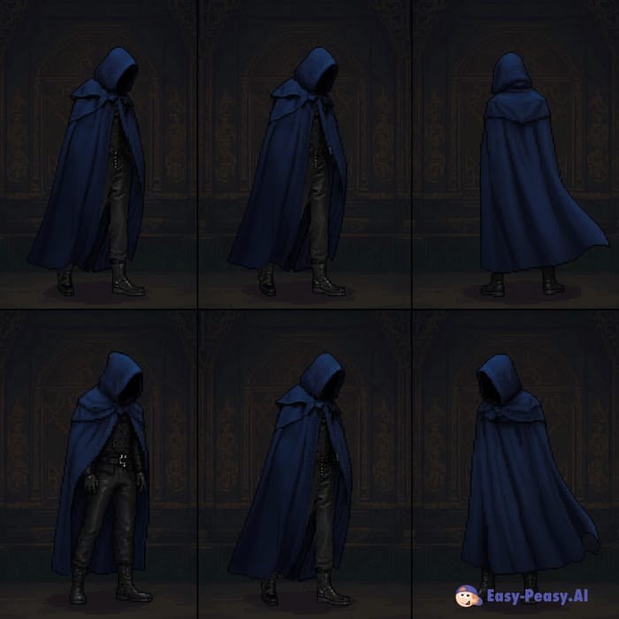 Metroidvania Idle Sprites Design - 6 Frames Animation Metroidvania Idle Sprites Design - 6 Frames Animation