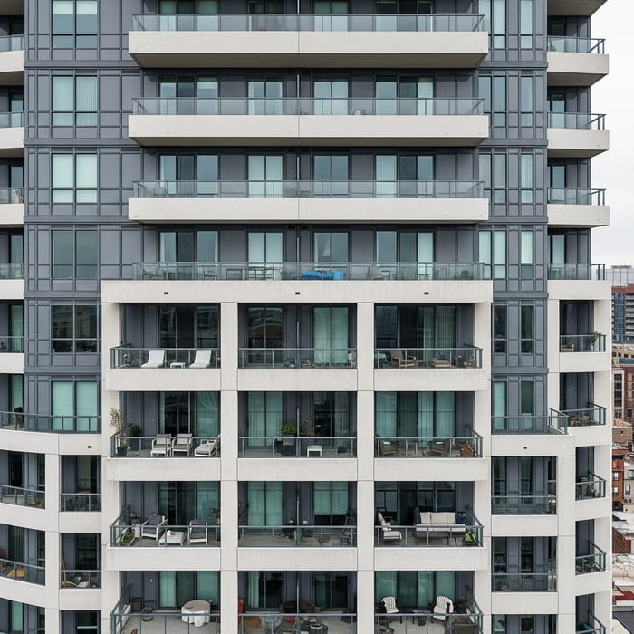 20-Level Residential Building with Terraces 20-Level Residential Building with Terraces