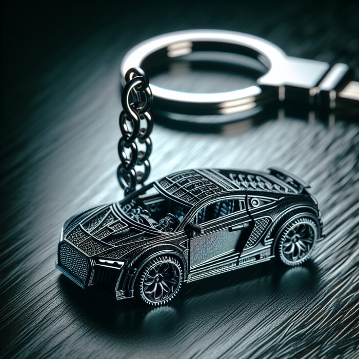 3D Printed Car Keychain - Intricate Miniature Design