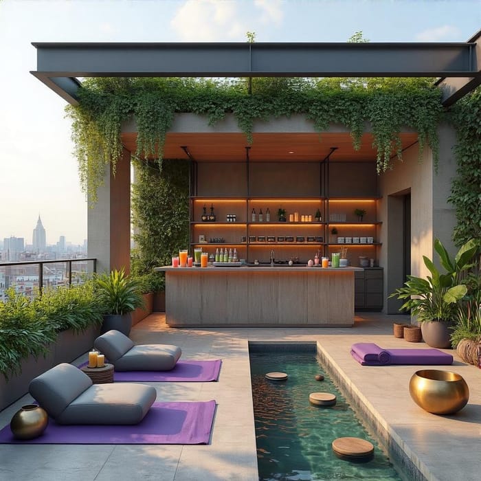 Urban Rooftop Spa & Fitness Oasis Urban Rooftop Spa & Fitness Oasis