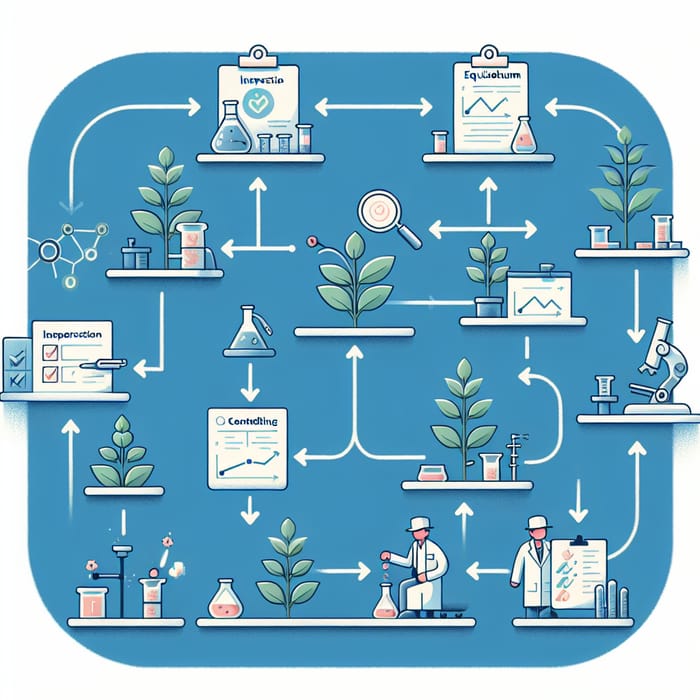 Animated Equisetum Laboratory Flowchart