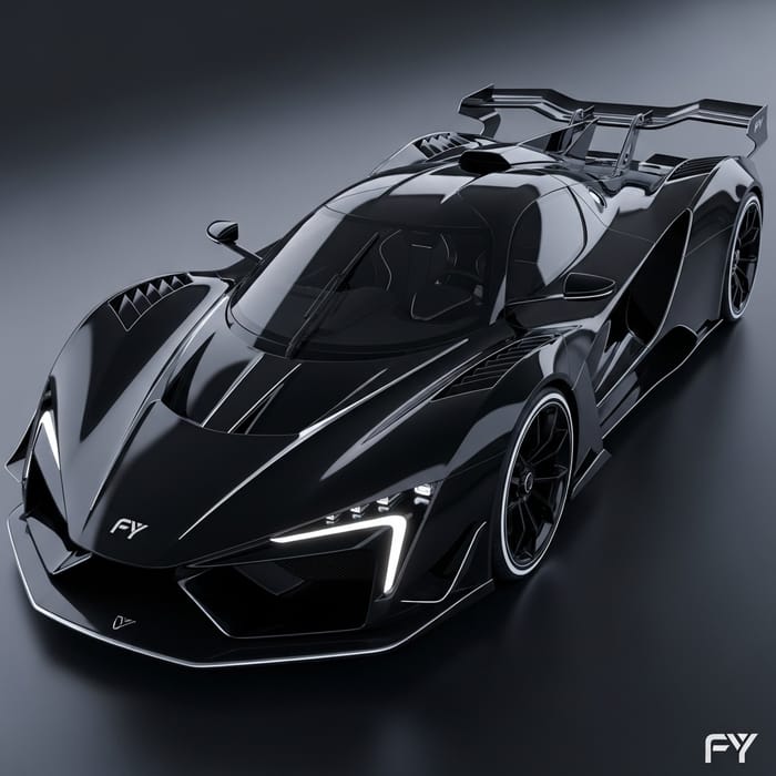 Futuristic Black Hypercar: Design & Features Futuristic Black Hypercar: Design & Features
