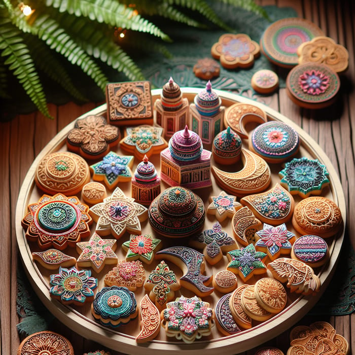 Exquisite Aidilfitri Cookies Arrangement