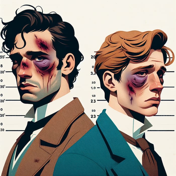 Basilio and Crispin: Size Difference & Bruised Faces Basilio and Crispin: Size Difference & Bruised Faces