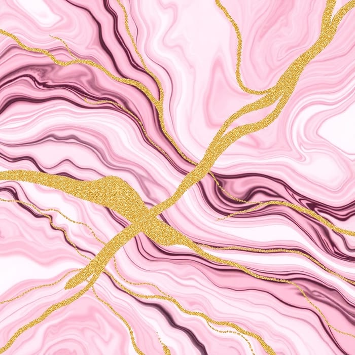 Luxurious Pink and White Abstract Art Patterns