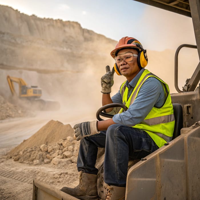 Quarry Worker Safety: Heavy Machinery Operations