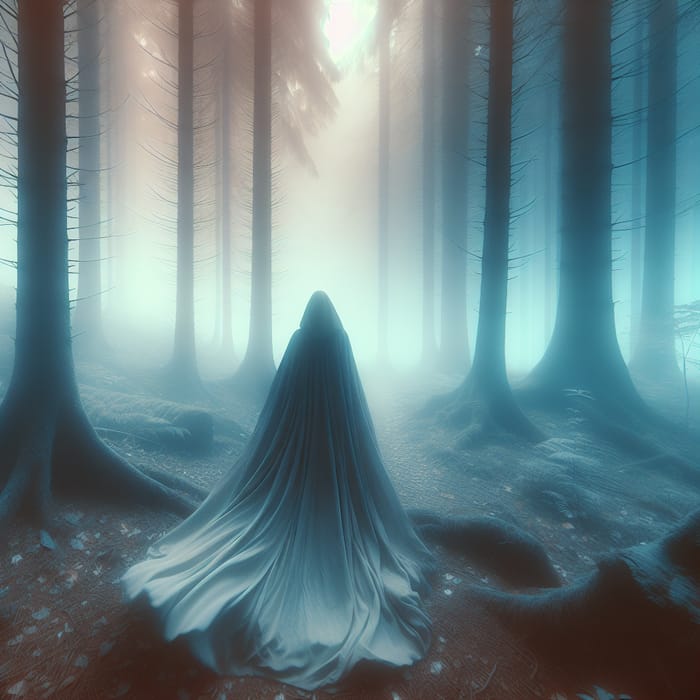 Ethereal Mystery: A Dreamlike Forest Scene