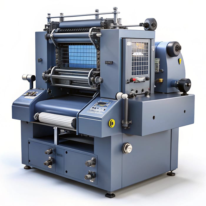 Realistic 3D Model of Heidelberg GTO 52 Printing Press Realistic 3D Model of Heidelberg GTO 52 Printing Press