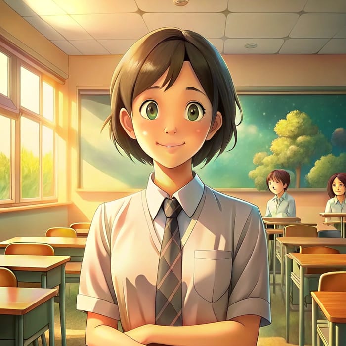 Studio Ghibli Inspired Teacher Illustration Studio Ghibli Inspired Teacher Illustration