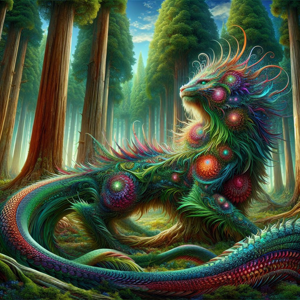 majestic-mythical-creature-in-enchanted-forest-ai-art-generator