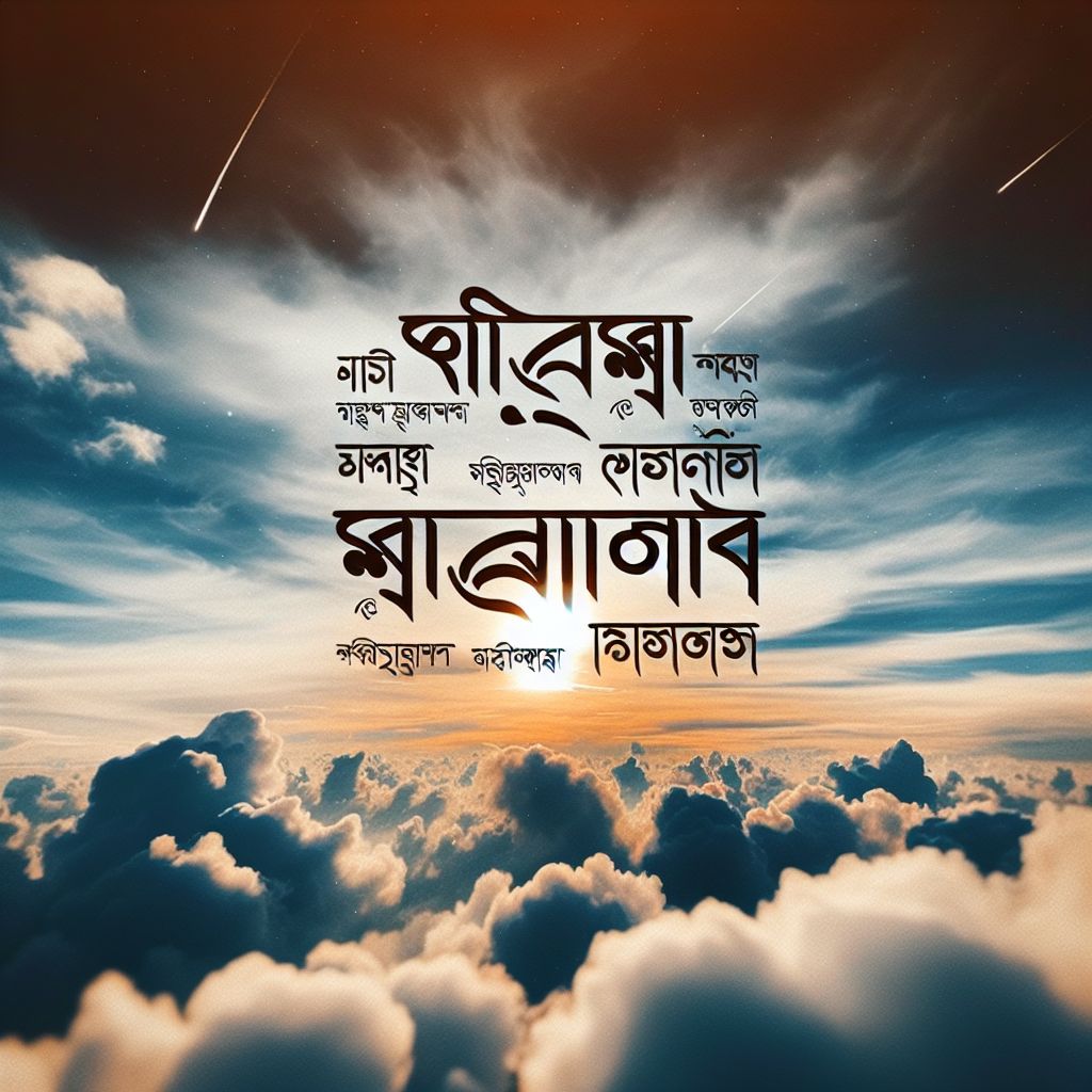 Optimistic Bangla Motivational Quotes on Morning Sky Achieve Dreams