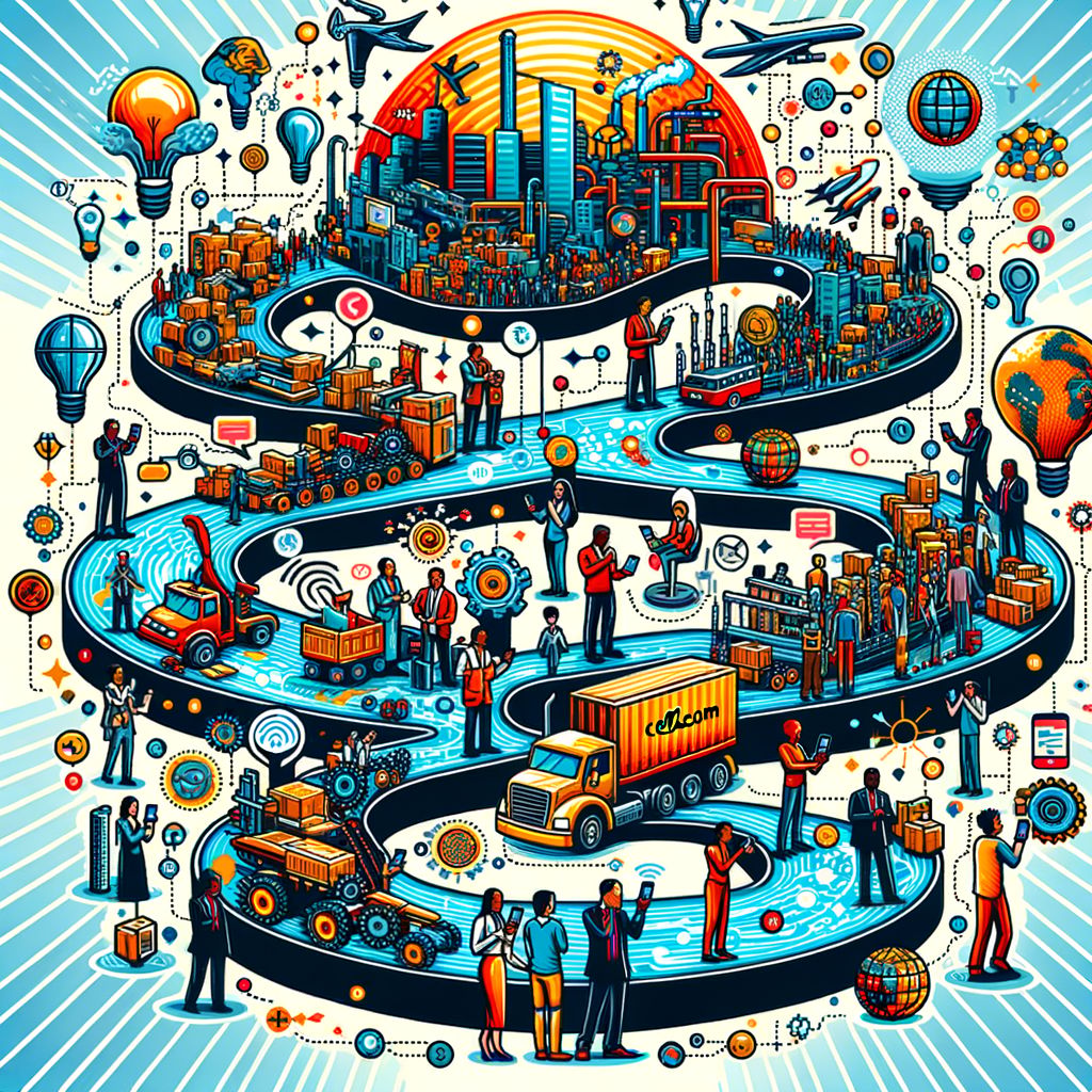 Global Telecommunication Supply Chain Illustration - Cellcom Streamline ...