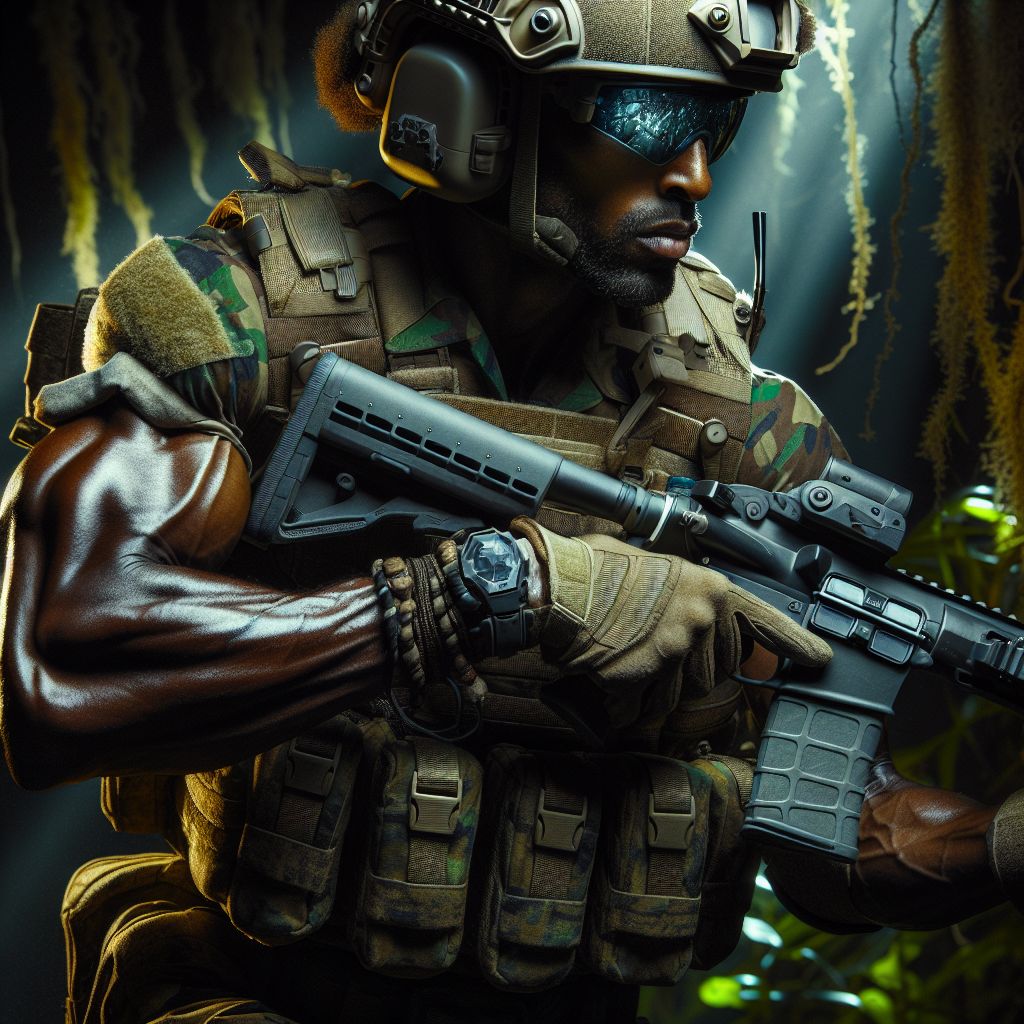 Skilled Ethiopian Commando in Jungle | Tactical Gear & Stealth ...