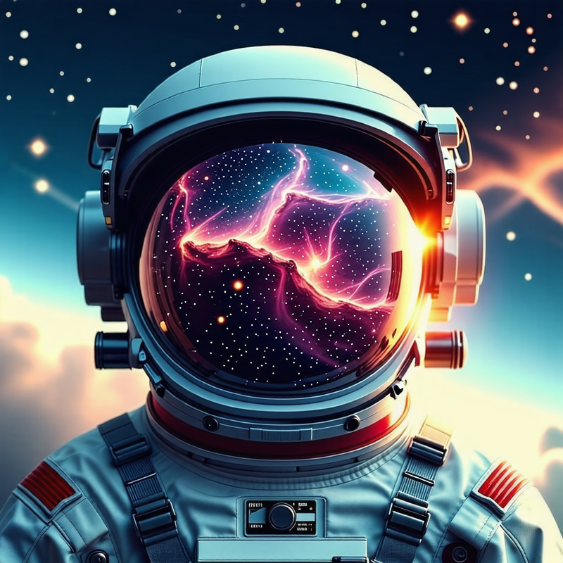 Astronaut in Cosmic Splendor: A 4K Space Adventure Astronaut in Cosmic Splendor: A 4K Space Adventure