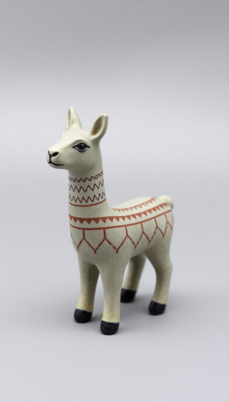 Stylized Andean Conopa Figurine - Handmade Art Stylized Andean Conopa Figurine - Handmade Art