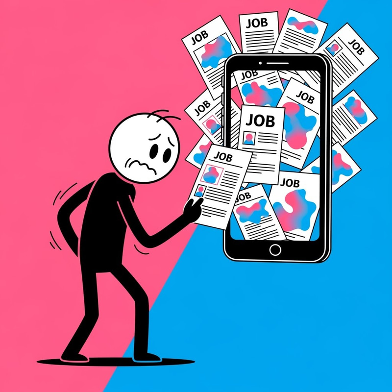 Job Listings Overwhelm: A Humorous Take Job Listings Overwhelm: A Humorous Take