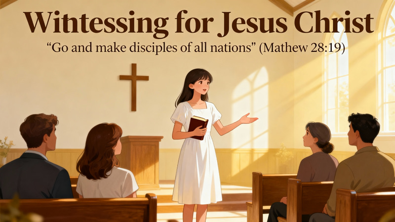 Witnessing for Jesus Christ - Share Your Faith Witnessing for Jesus Christ - Share Your Faith