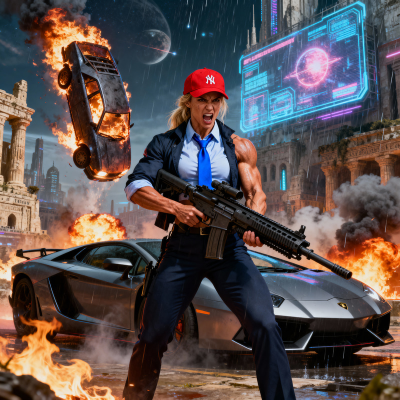 Cinematic Hyper-Detailed Combat Photography