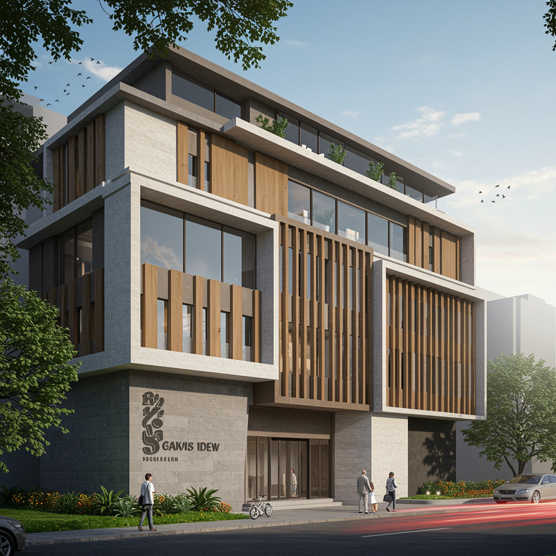 Architectural Facade Design Variants Architectural Facade Design Variants