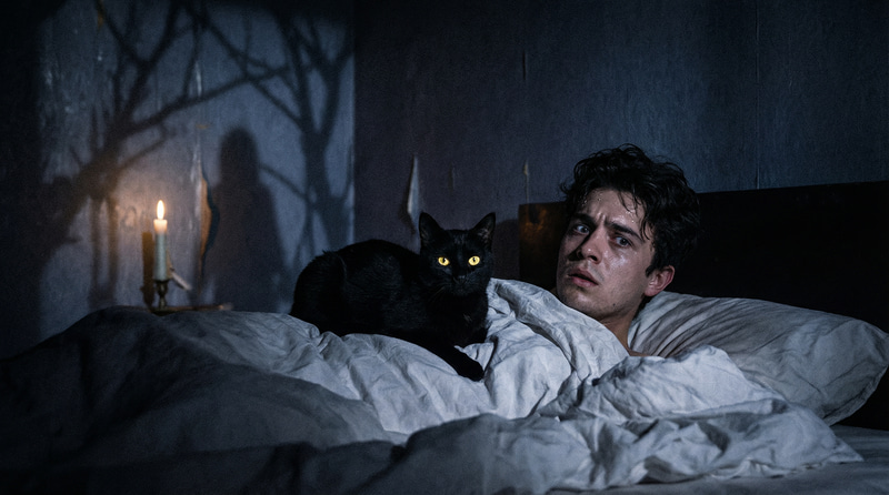 Chiaroscuro Bedroom: A Thrilling Cat Nightmare Chiaroscuro Bedroom: A Thrilling Cat Nightmare