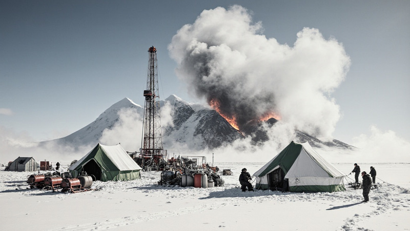 1933 Antarctic Expedition: Surreal Journey to Mount Erebus 1933 Antarctic Expedition: Surreal Journey to Mount Erebus