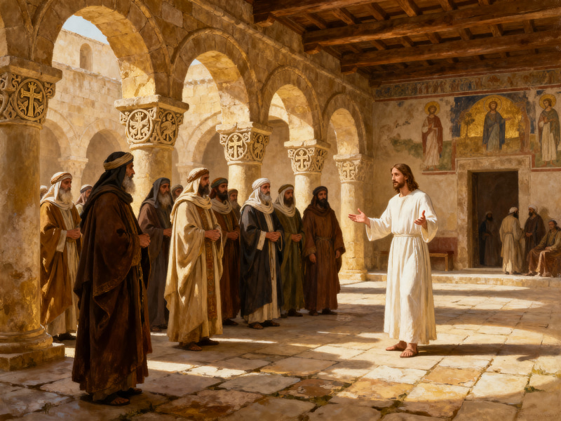 Jesus and the Judean Priests Conversation Jesus and the Judean Priests Conversation