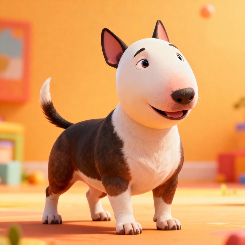 Bull Terrier Pixar: Fun Illustrations & Art Bull Terrier Pixar: Fun Illustrations & Art