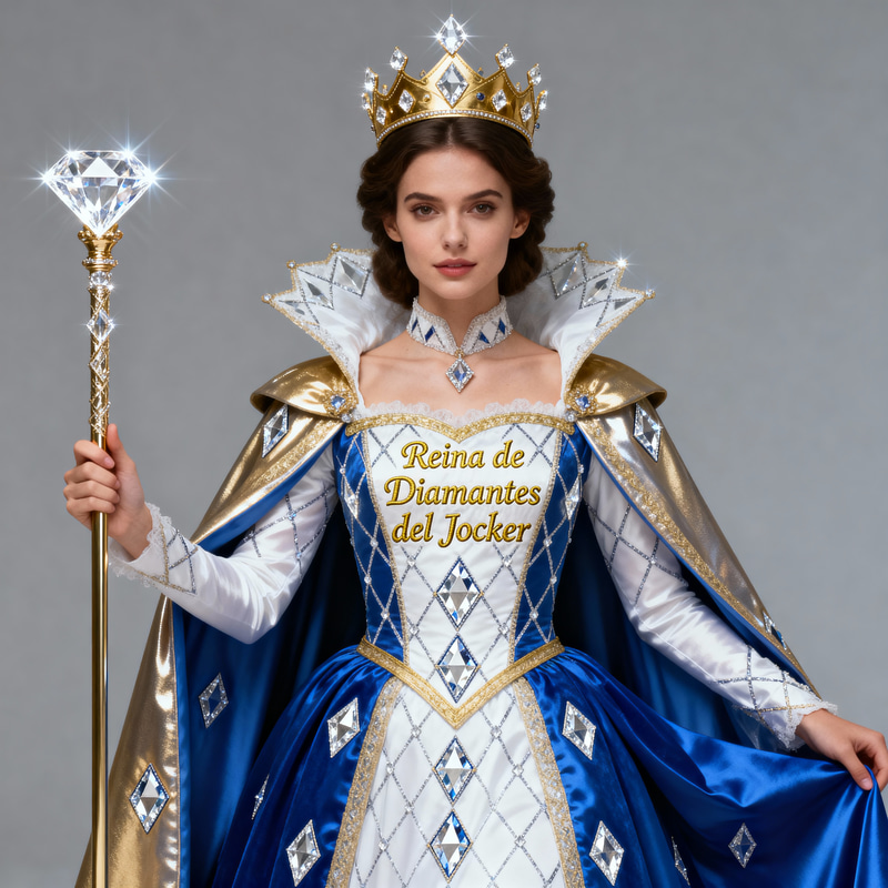 Gorgeous Diamond Queen Joker Costume Gorgeous Diamond Queen Joker Costume