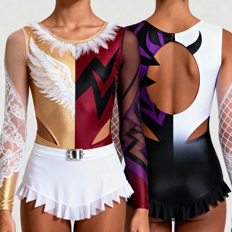 Rhythmic Gymnastics Leotard Design for Brown Skin