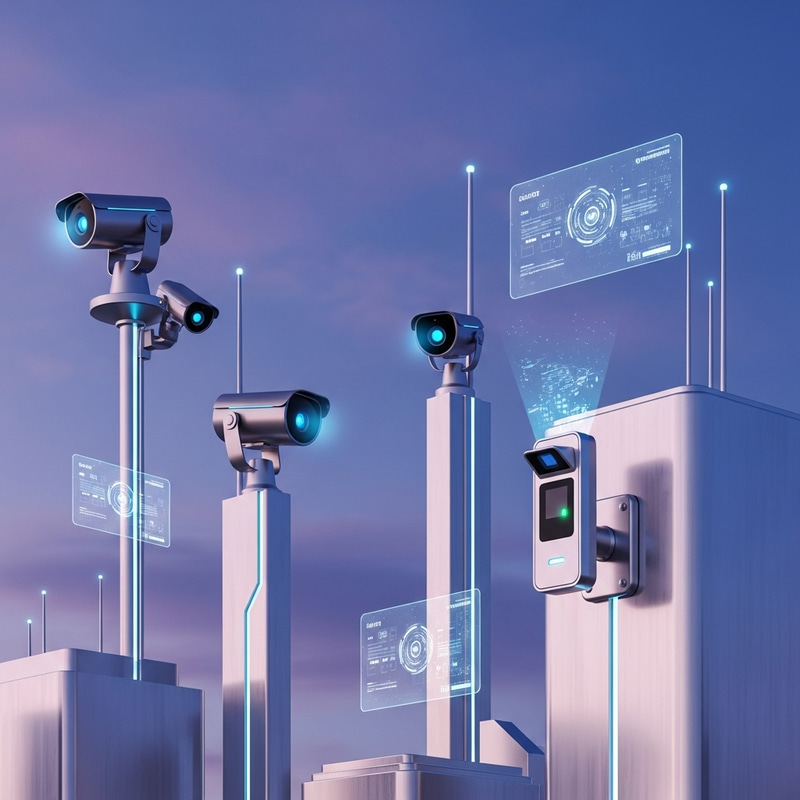 Visionary Security Innovations | Futuristic Style with Advanced Surveillance
