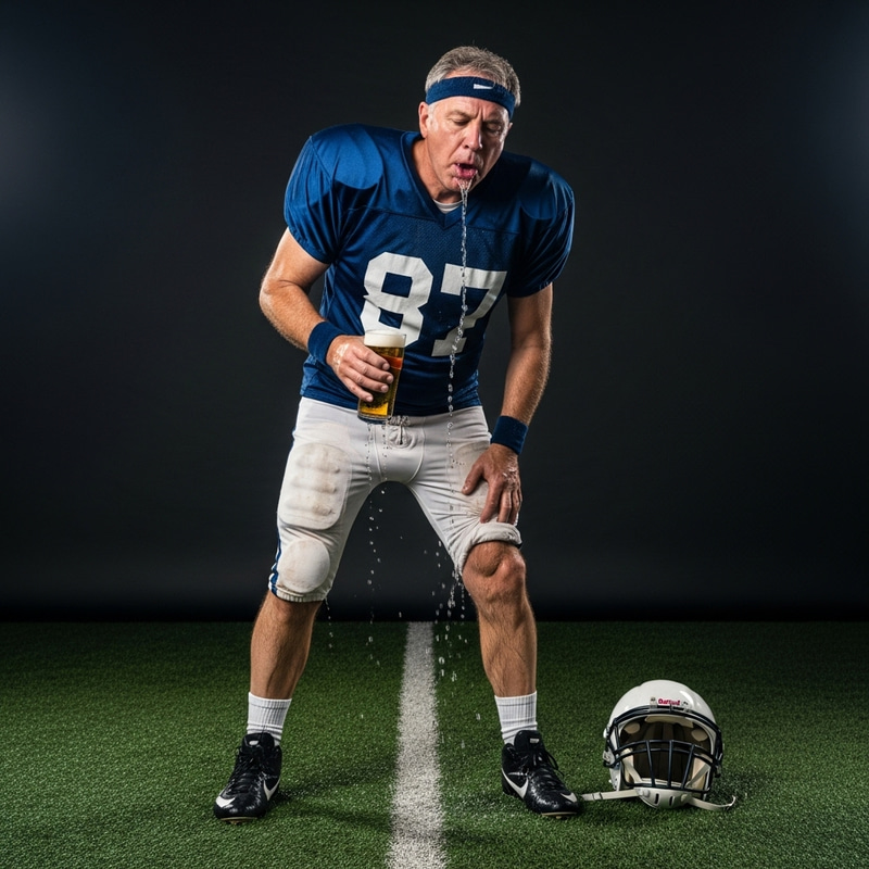 Embarrassing Soccer Player Mishap | Drunk Athlete Mistake