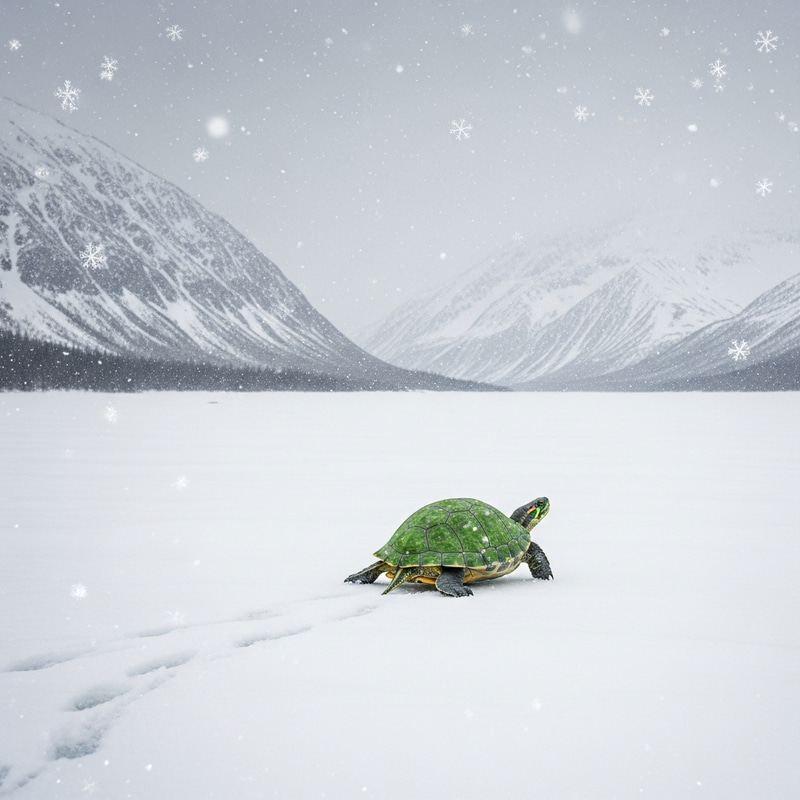 Alaska Turtle Survival in Frosty Terrain | Resilience in Extreme Conditions Alaska Turtle Survival in Frosty Terrain | Resilience in Extreme Conditions