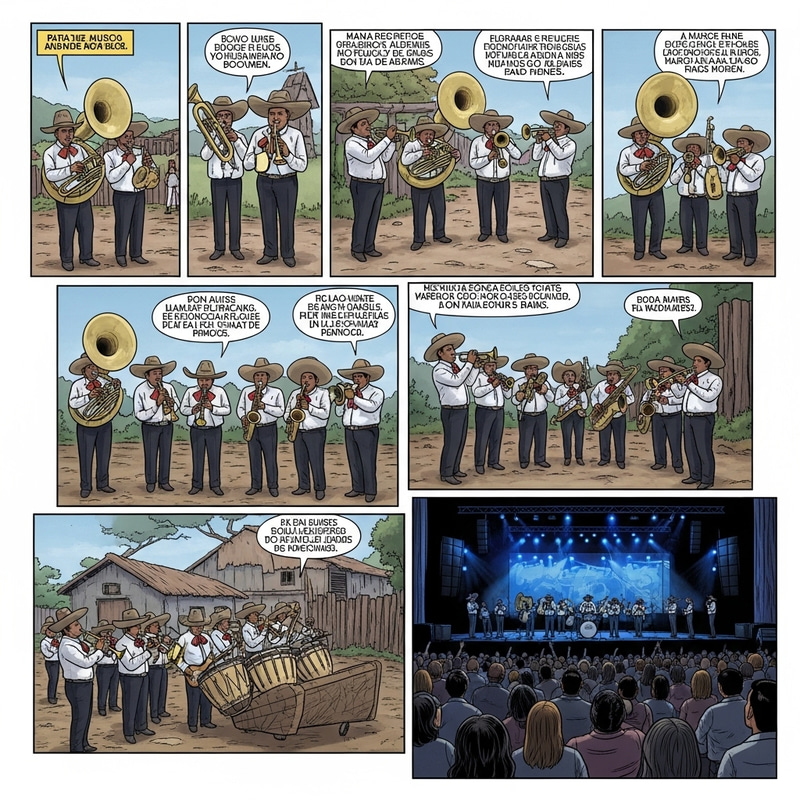 Banda Music Evolution in Mexico: A Comic Representation Banda Music Evolution in Mexico: A Comic Representation