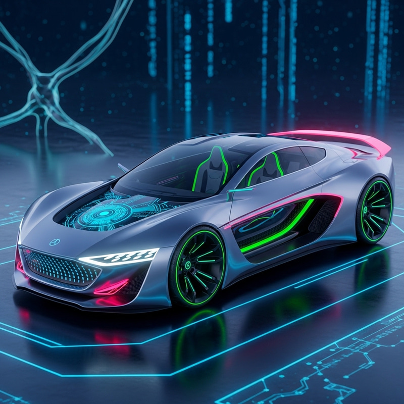 AI-Inspired Futuristic Car Art AI-Inspired Futuristic Car Art