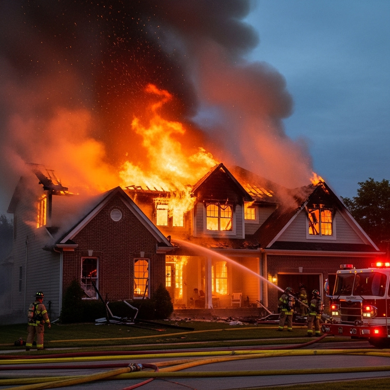 House Fire: Reacting Fast to Save the Home - Response Strategy House Fire: Reacting Fast to Save the Home - Response Strategy