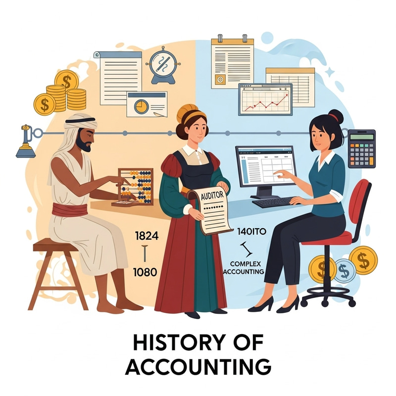 History of Accounting - An Illustrated Overview History of Accounting - An Illustrated Overview