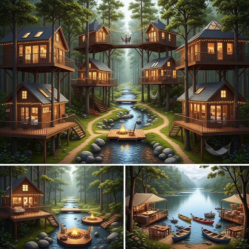 Serenity Waters Treehouse Retreat: Enchanting Haven Amidst Nature's Beauty Serenity Waters Treehouse Retreat: Enchanting Haven Amidst Nature's Beauty