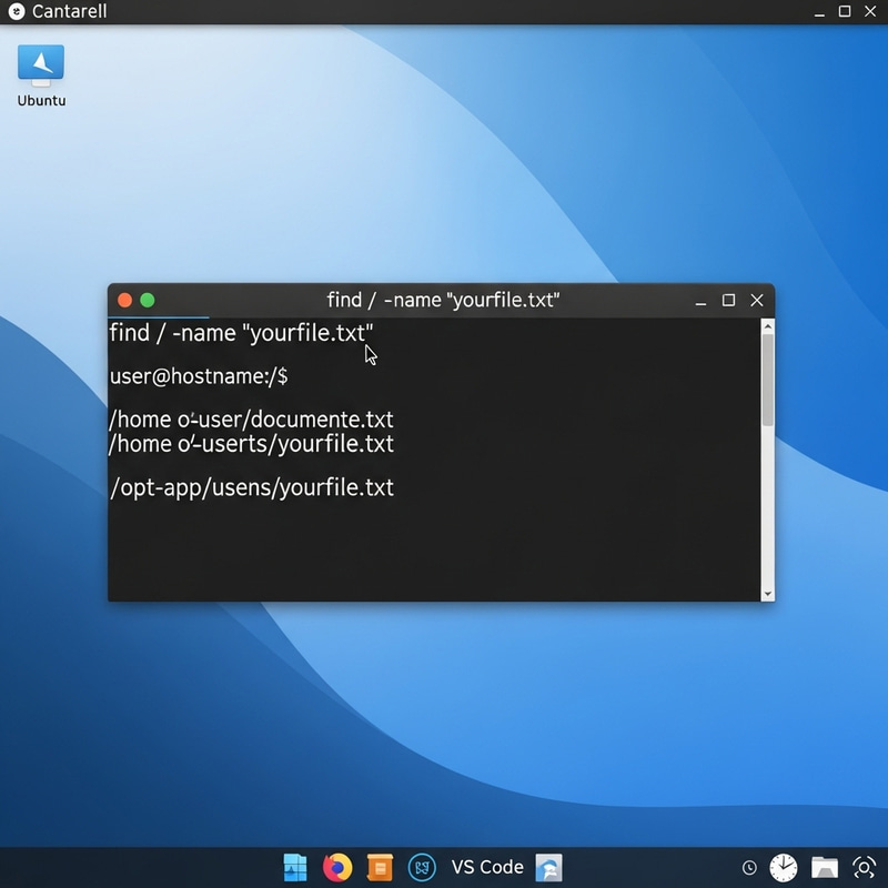 Search Files Command, Linux Style in Terminal Window Search Files Command, Linux Style in Terminal Window