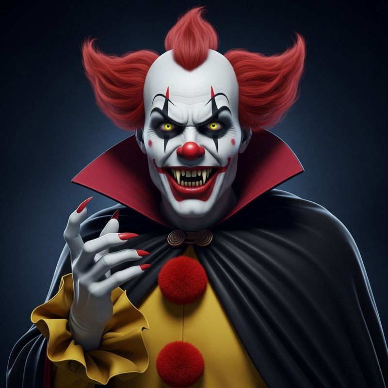 Vampire Clown: Mystical and Enigmatic Vampire Clown: Mystical and Enigmatic