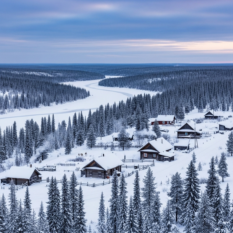 European Northern Russia Landscape European Northern Russia Landscape