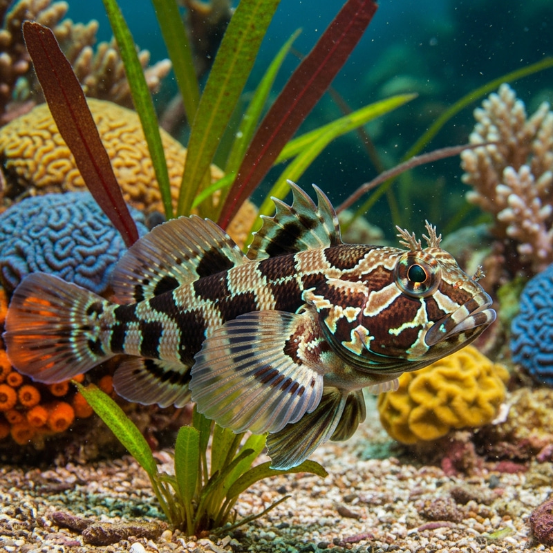 Marbled Goby: Underwater Beauty Marbled Goby: Underwater Beauty