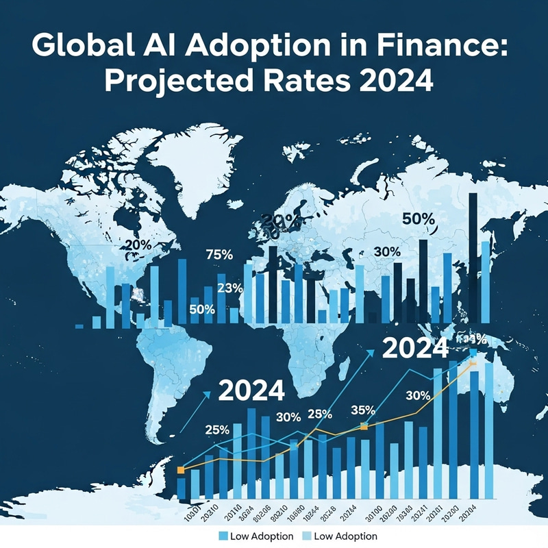 AI Adoption Forecast in Financial Services Worldwide by 2024 AI Adoption Forecast in Financial Services Worldwide by 2024