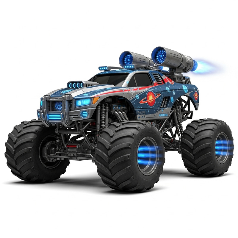 Battle Star Galactica Monster Truck | Futuristic Design Battle Star Galactica Monster Truck | Futuristic Design