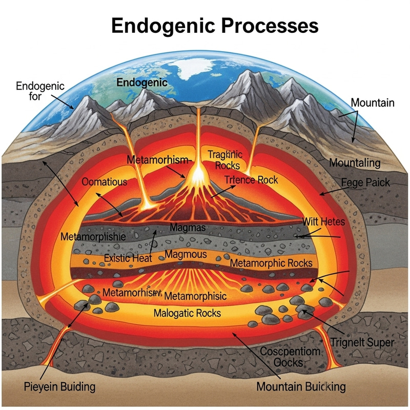 Endogenic Processes: Understanding Metamorphism, Magmatism & Mountain Formation