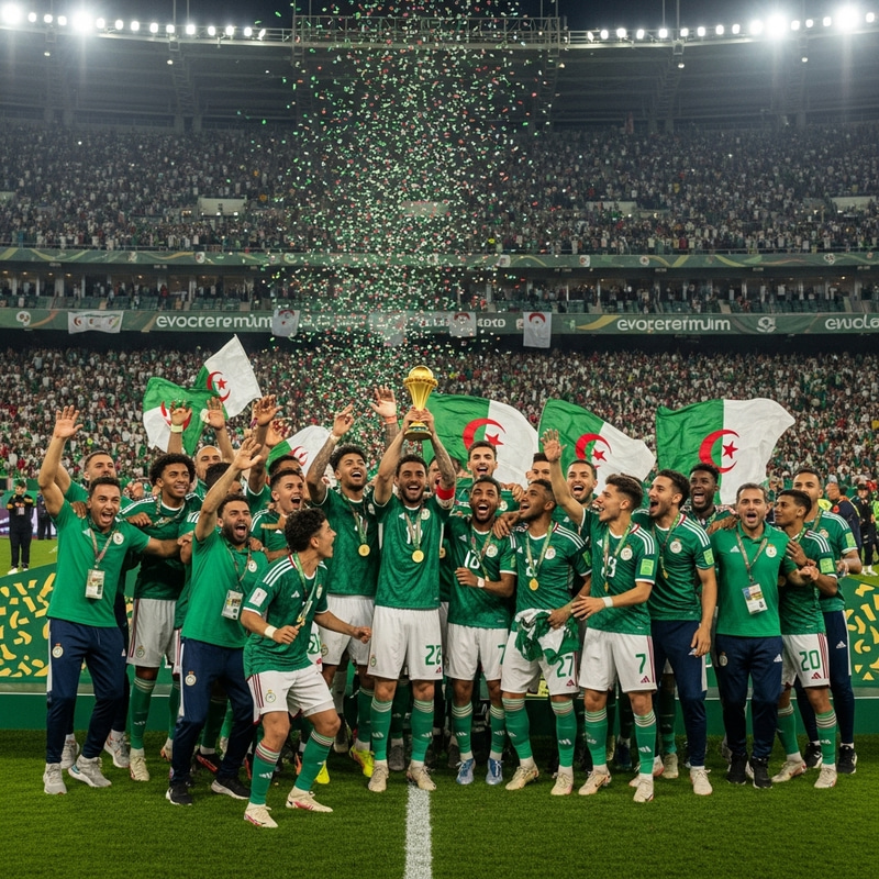 Algeria National Team Wins Africa Cup