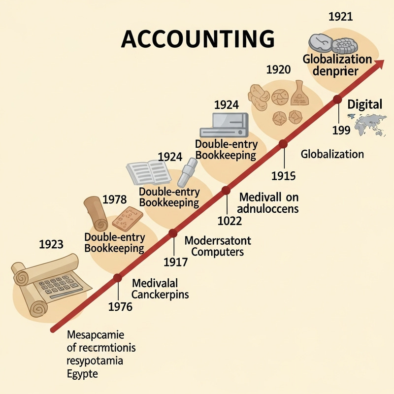 Evolution of Accounting: Ancient Methods to Modern Timeline